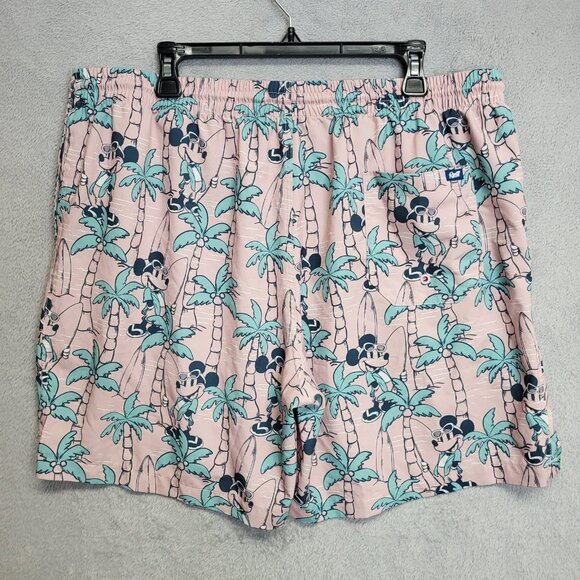 Disney RSVLTS Shorts Mens 2XL Mickey Mouse Hybrid Hawaiian Unlined Casual - Picture 2 of 9